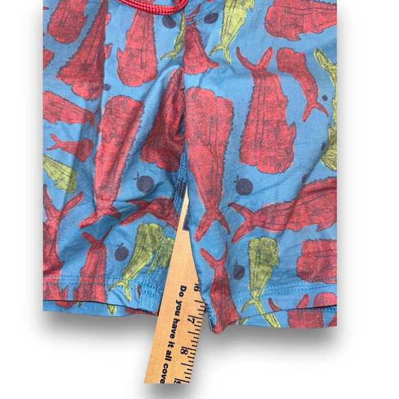 Flomotion Men’s Mahi Print Swim Trunks Board shorts‎ Shorts Size: Large - Picture 4 of 4